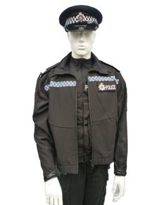 police neoprene jacket